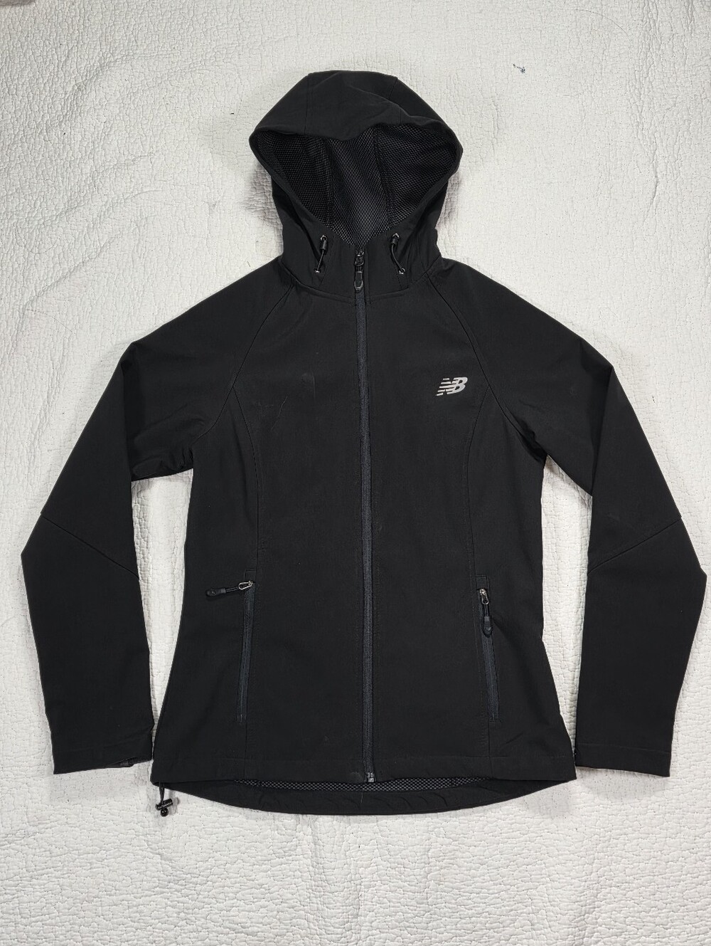 New Balance Black Women's Hooded Softshell Jacket